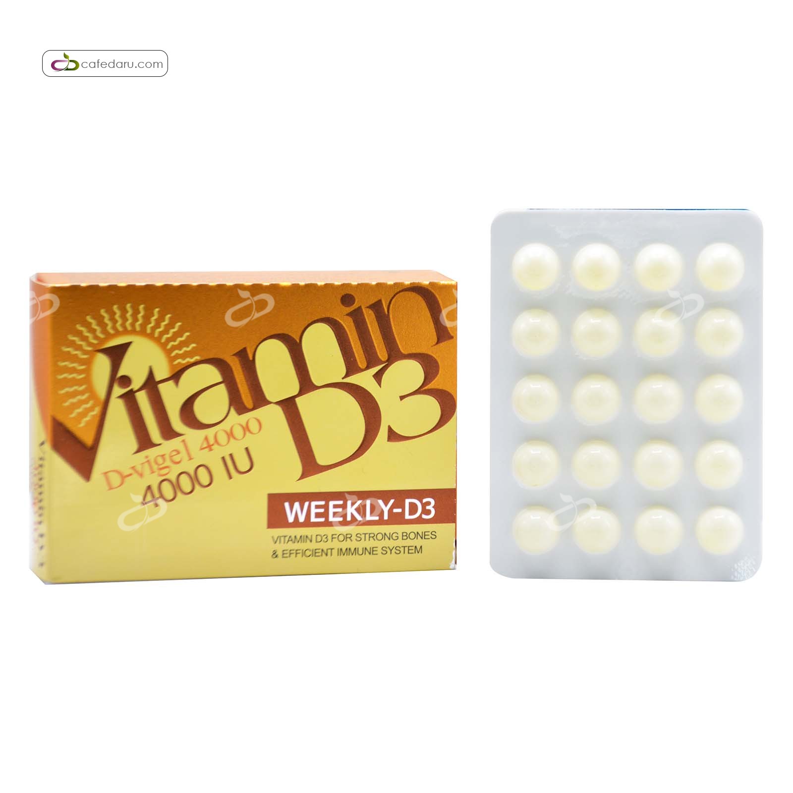 دی ویژل 4000 (ویتامین د3 4000 میلی گرم) دانا 60 سافت ژل
